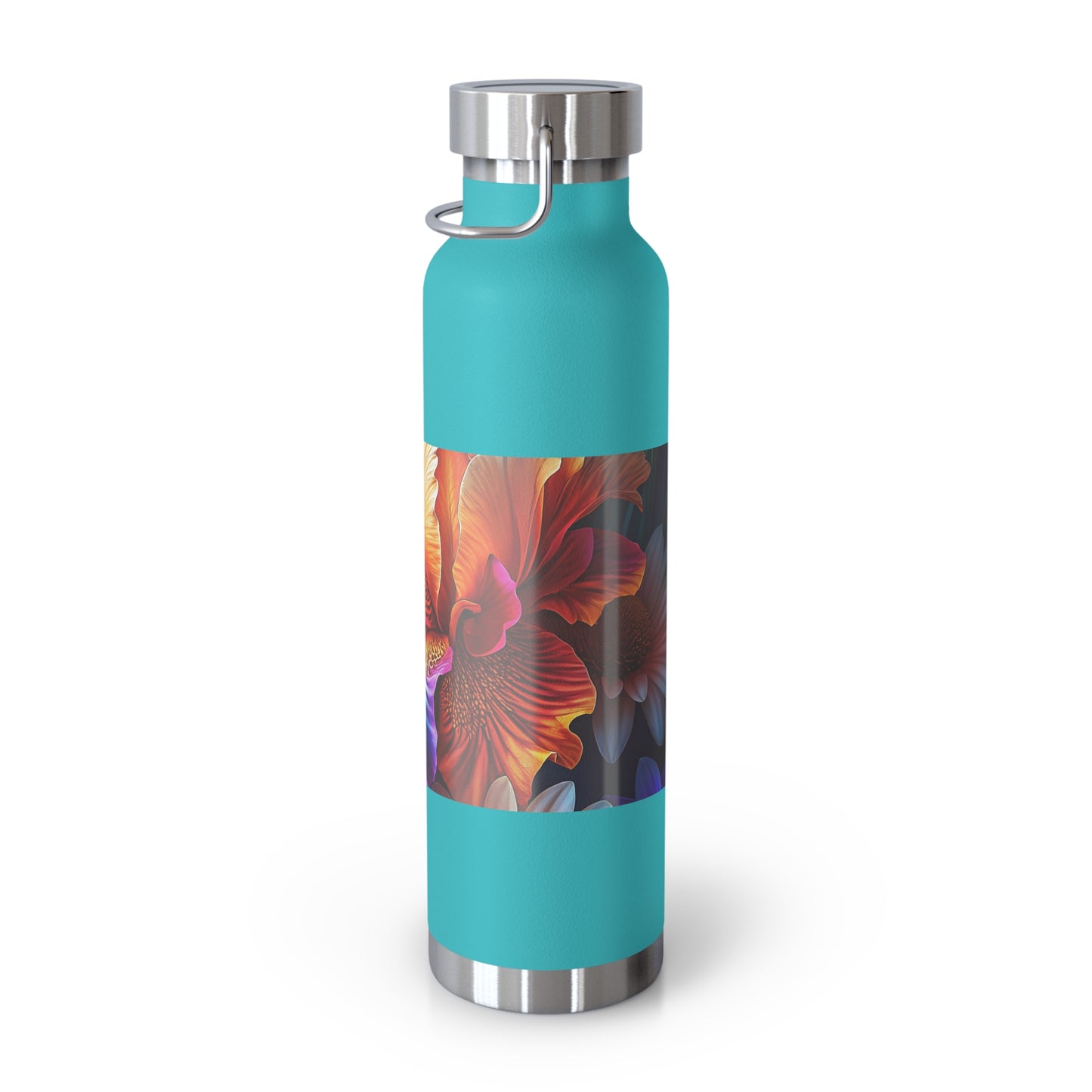 Astrological Copper Insulated Bottle, Cosmic Travel Mug, Horoscope Water Bottle, Starry Flask, Unique Gift for Astrology Lovers