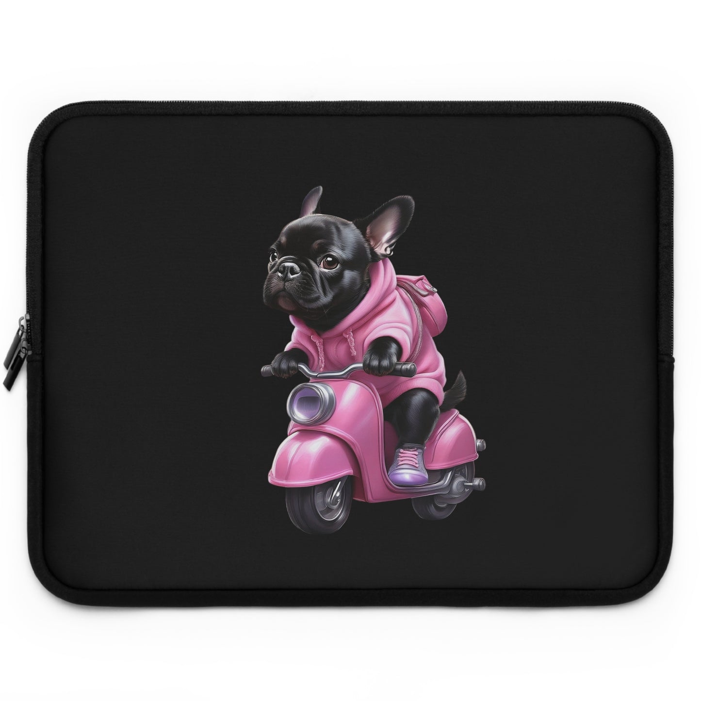 Cute French Bulldog Laptop Sleeve, Unique Pet Lover Gift, Tech Accessories, Dog Themed Sleeve, Birthday Present, Stylish Protection