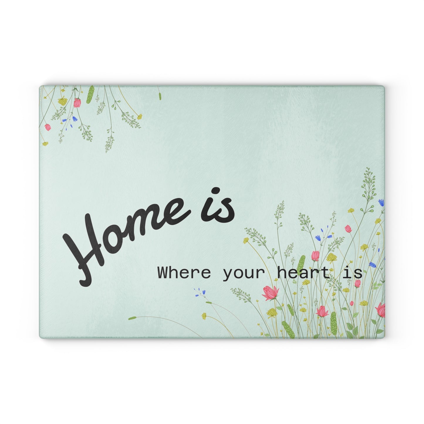 Floral Home Cutting Board, Kitchen Decor, Gift for Home Cooks, Housewarming Gift, Unique Kitchen Accessory