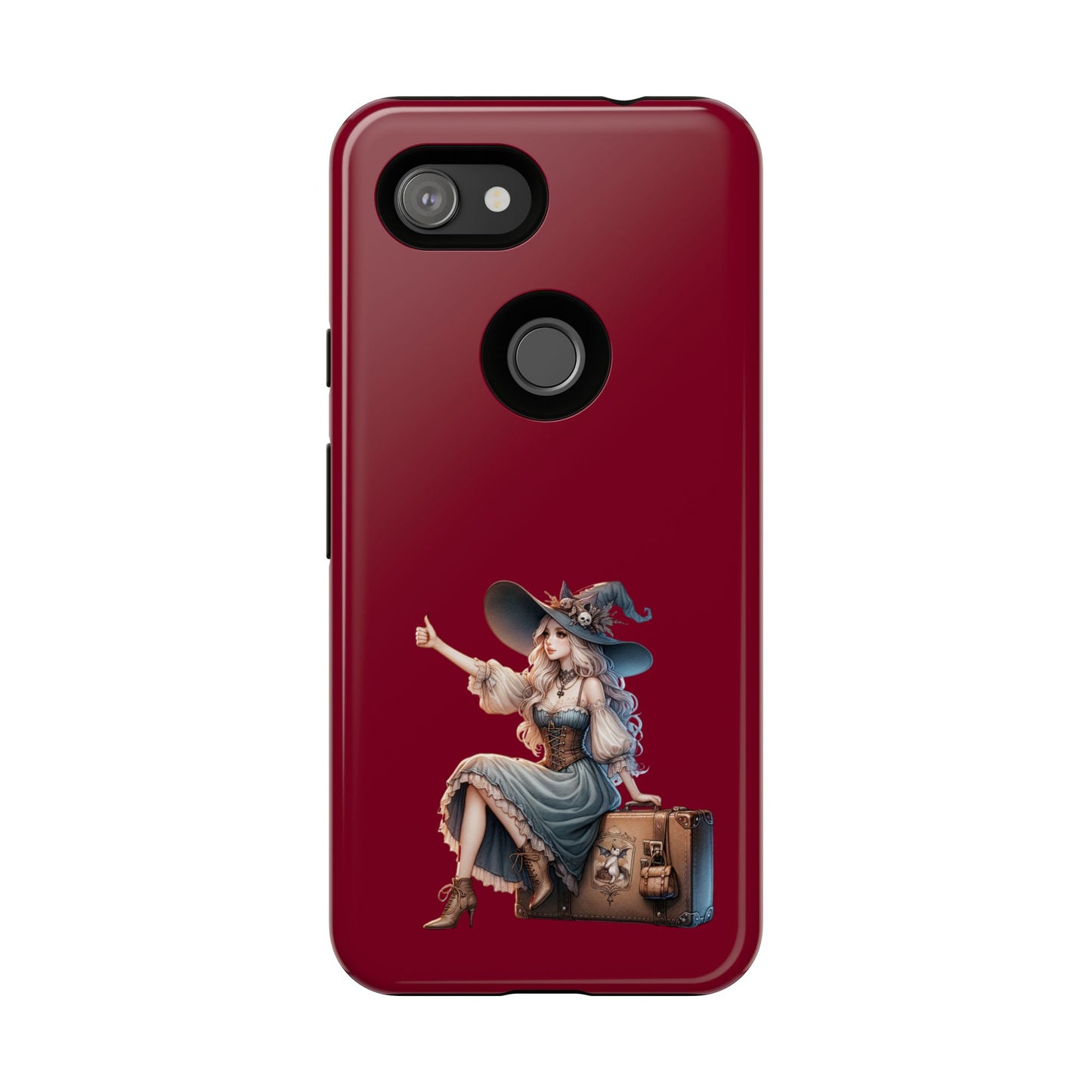 Witchy Phone Case - Magical, Durable - Halloween Gift, Cosplay Accessory, Cute Witch Design
