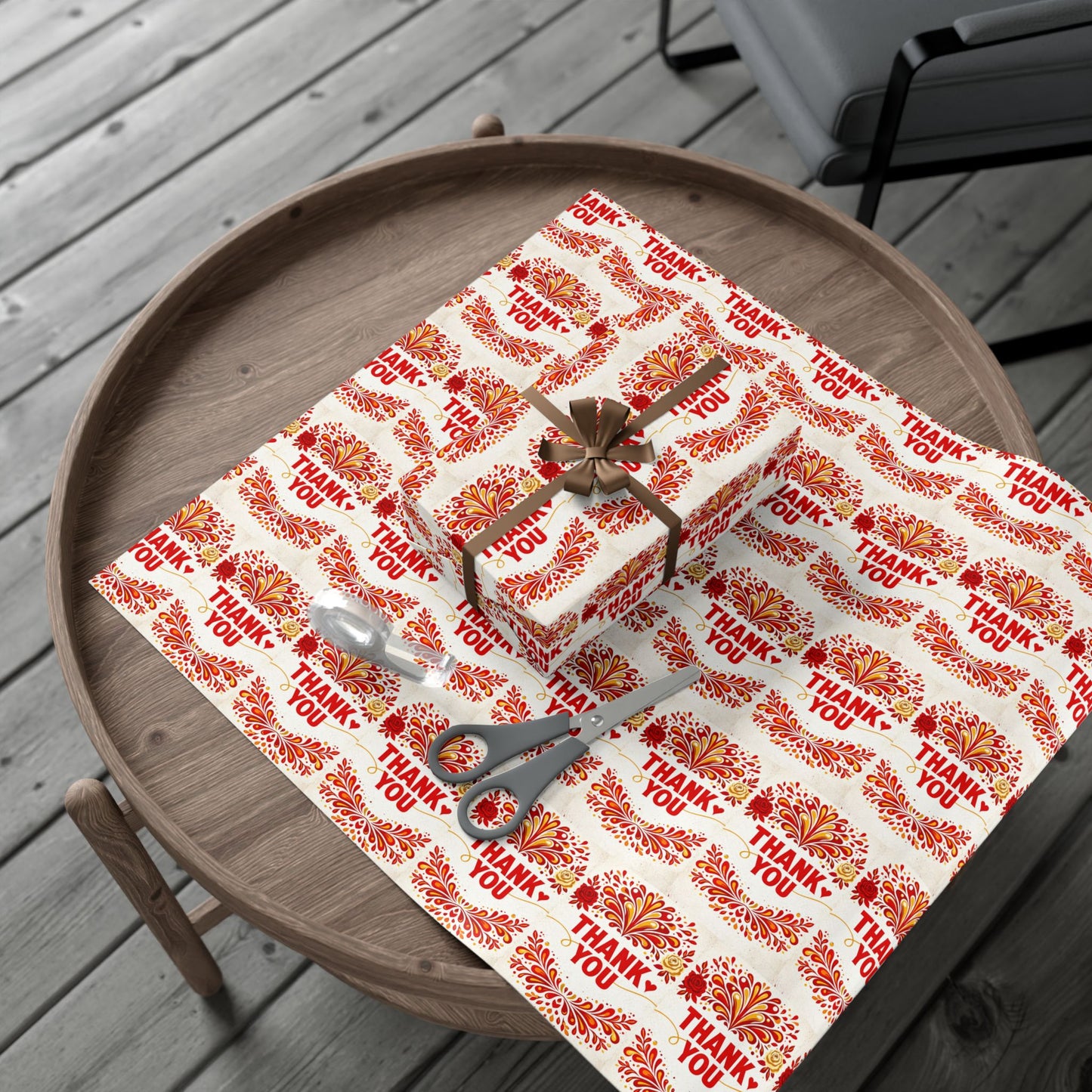Gift Wrap Papers - "Thank You"