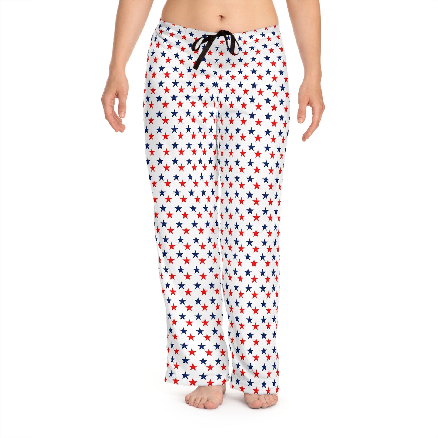 Women's Pajama Pants stars red white and blue
