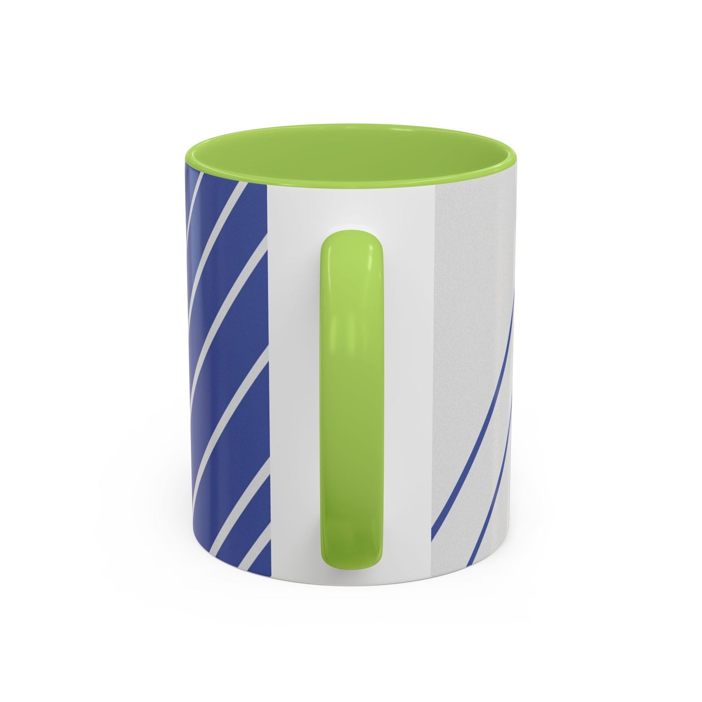 Elegant Stripe Accent Coffee Mug - Perfect for Gifts, Home Decor, Office, Birthdays, and Tea Lovers