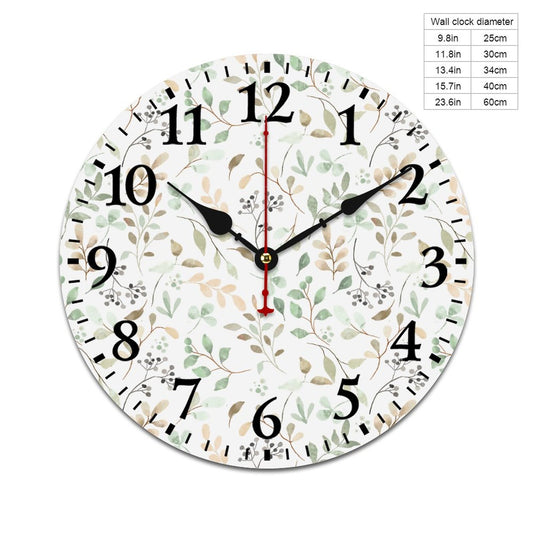 Wooden Wall Clock-9.84"x9.84"/ 25x25cm