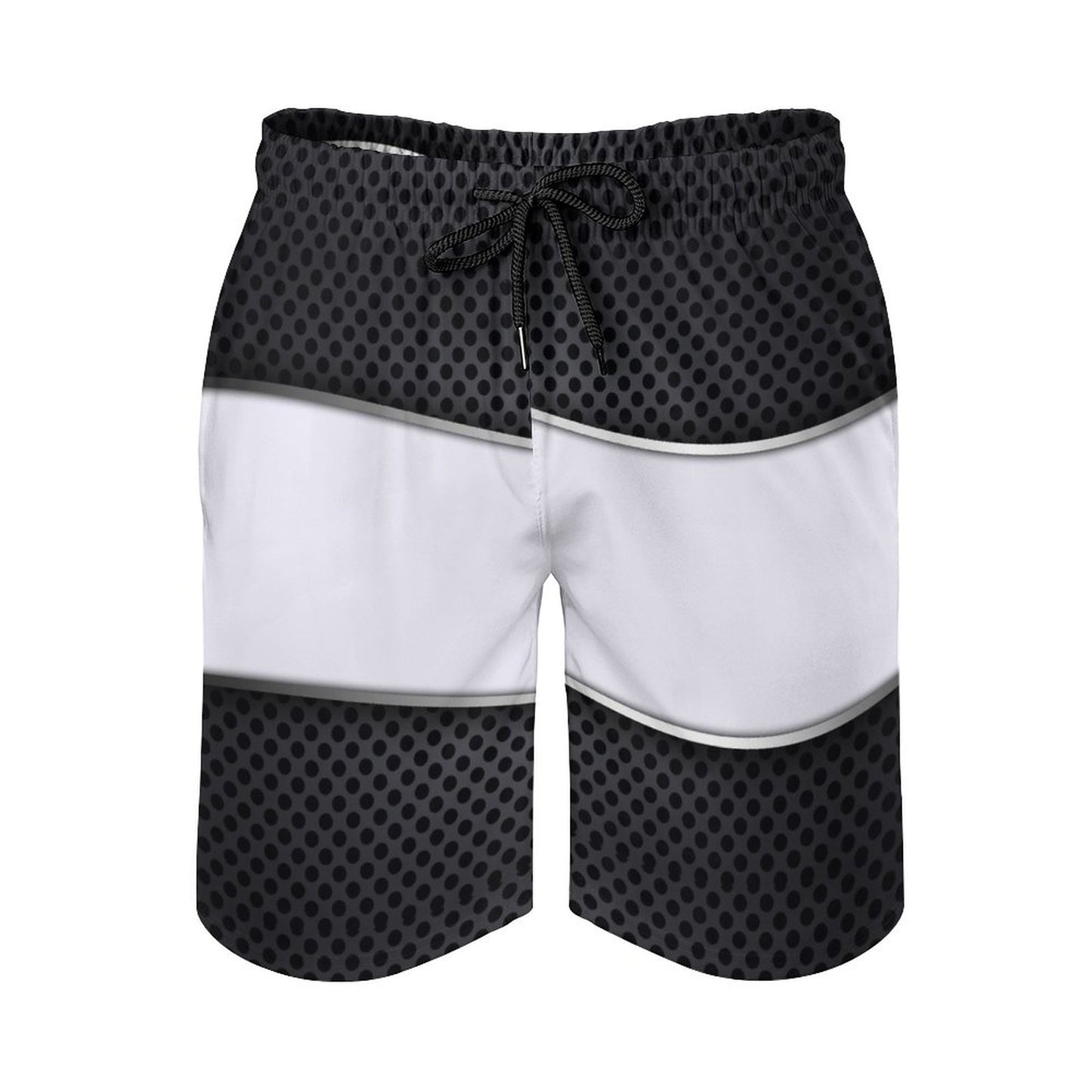 Men's Board Shorts Black and White