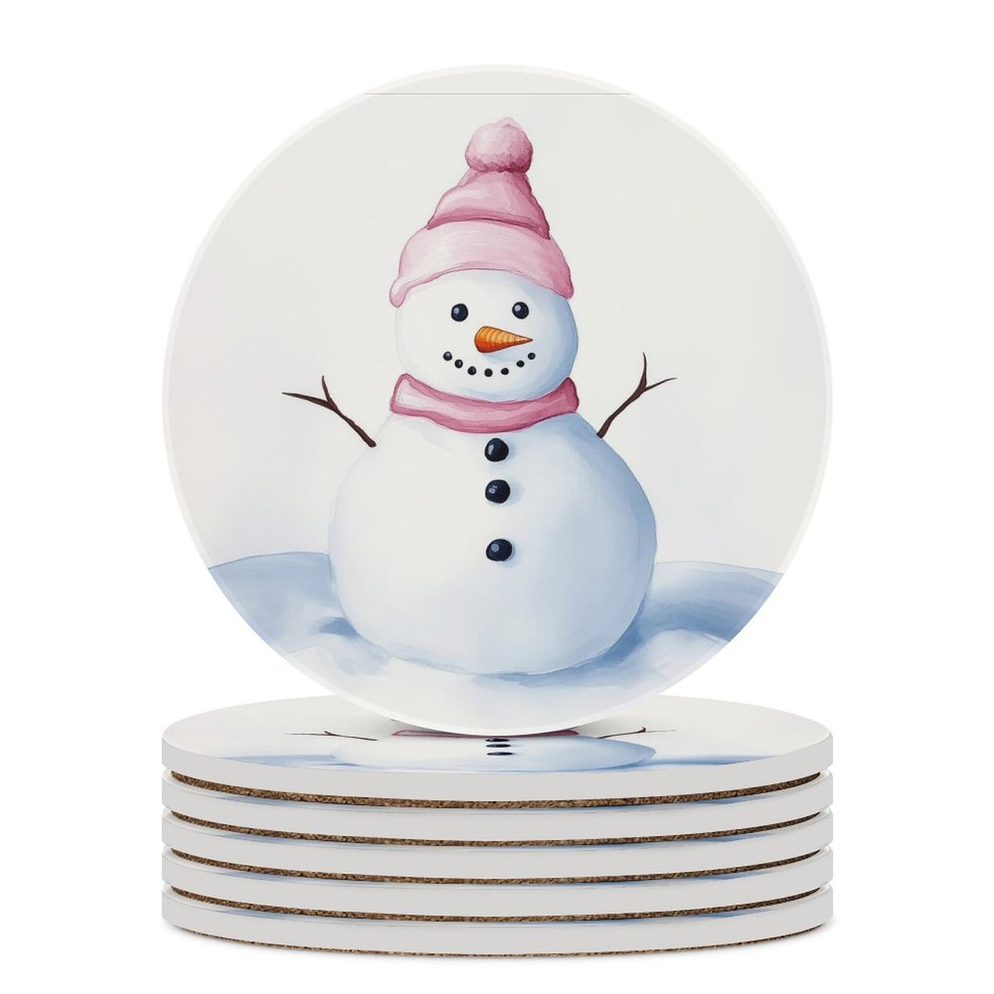 Round Ceramic Coaster