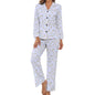 V-Neck Women Night Wear Suit DTZ (All-Over Printing)