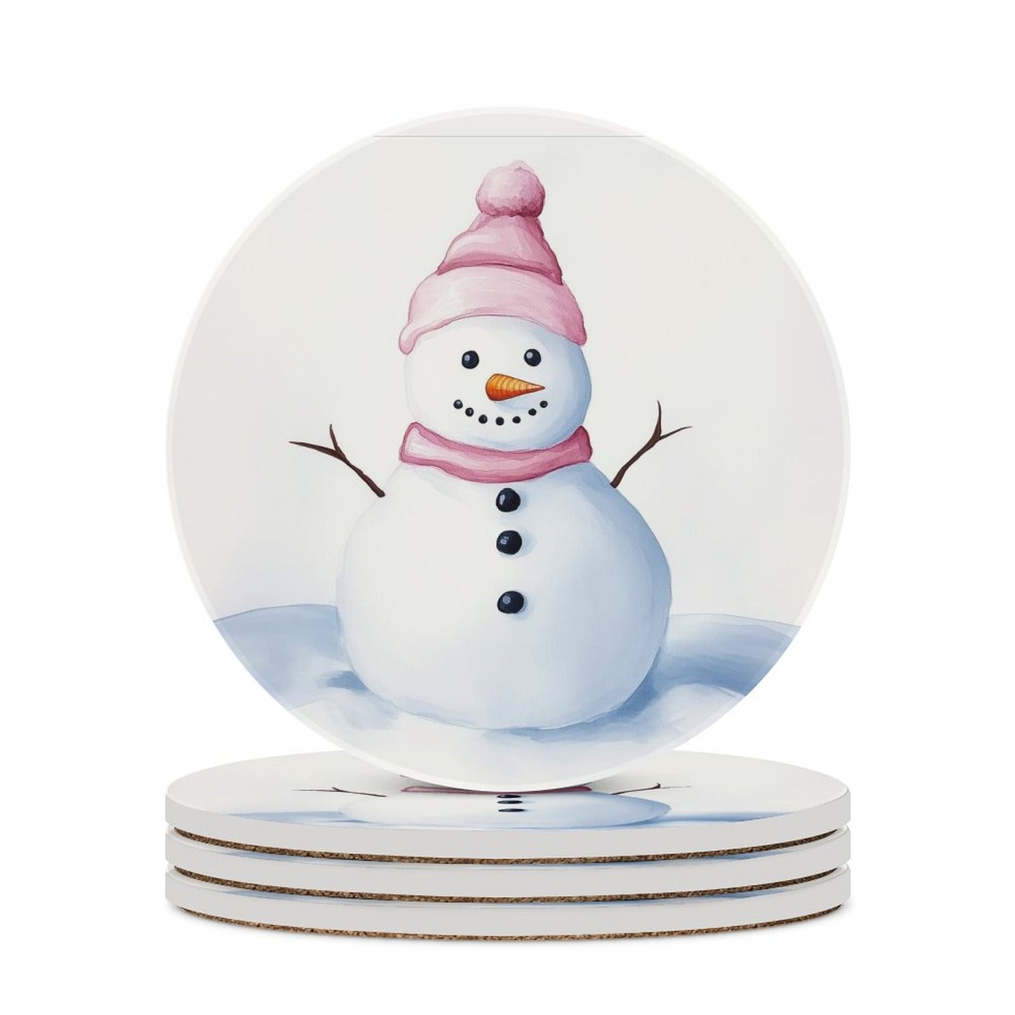 Round Ceramic Coaster