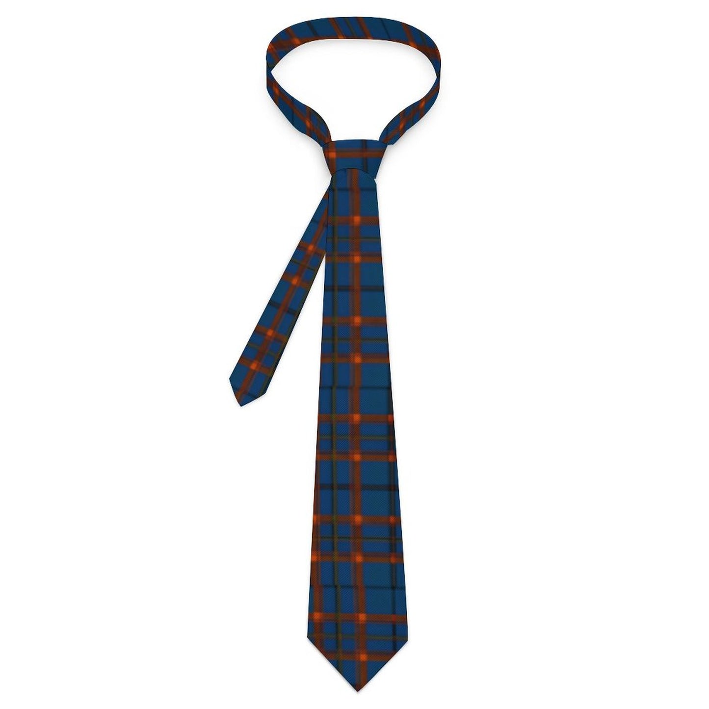 Men's Formal Tie - Blue Plaid