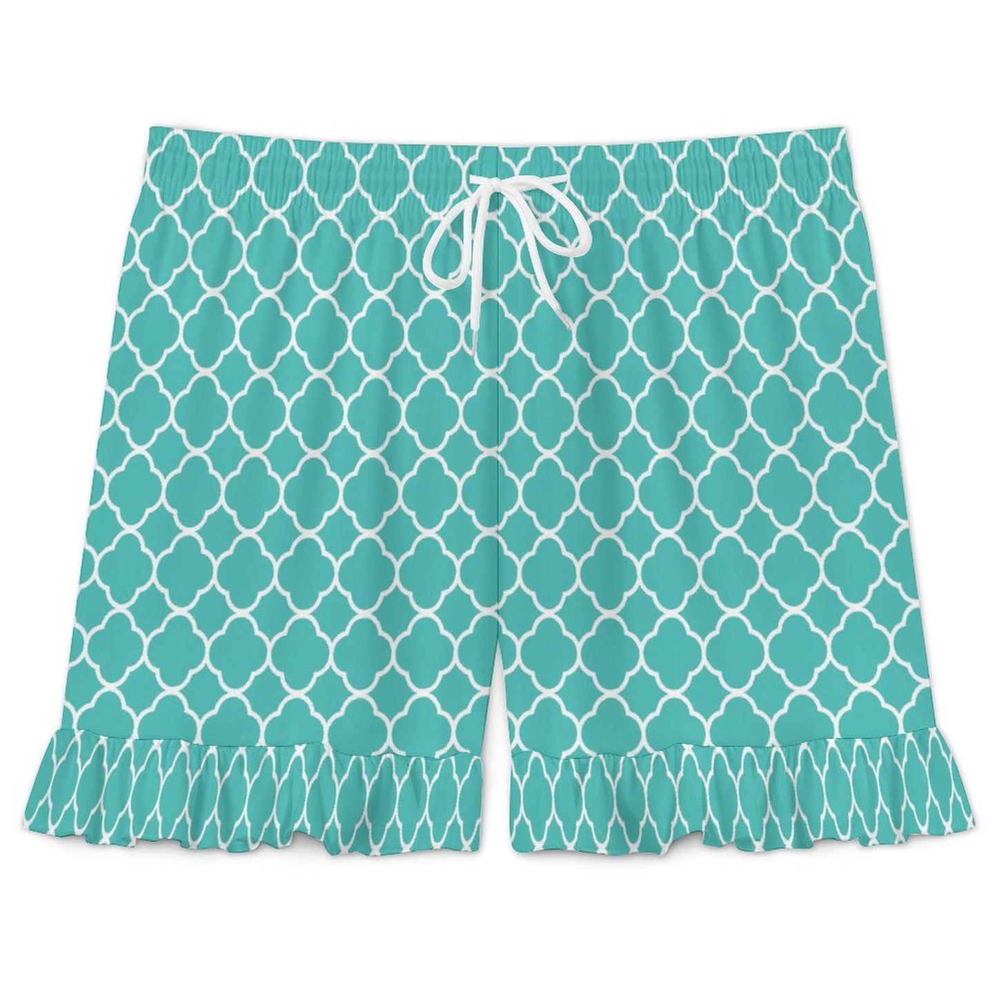 Ruffled Pajama Set  Teal