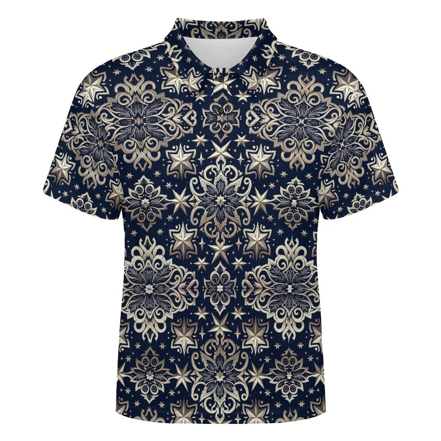 Button-Down Polo Shirt for Women