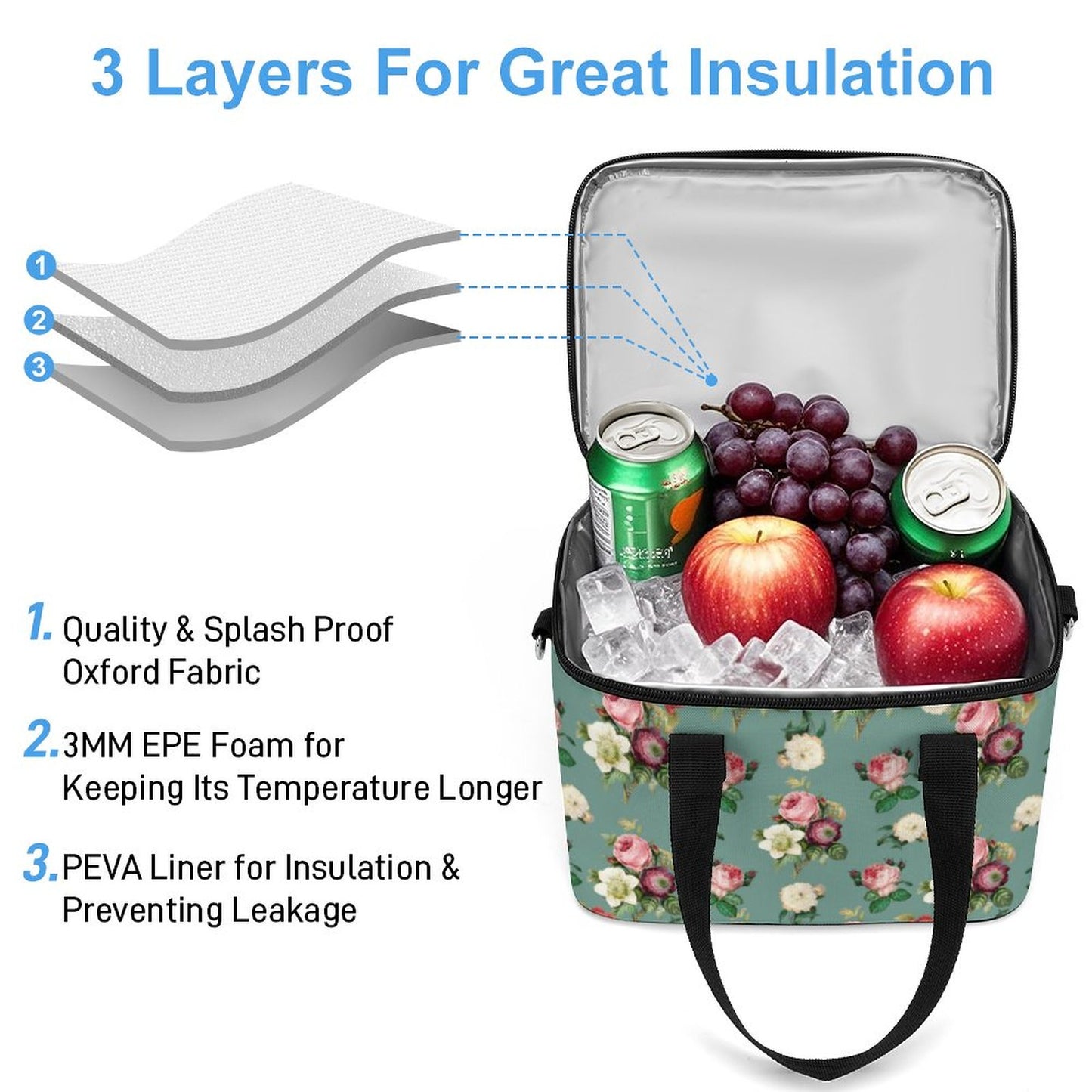 Portable Cooler Bag(All-Over Printing)