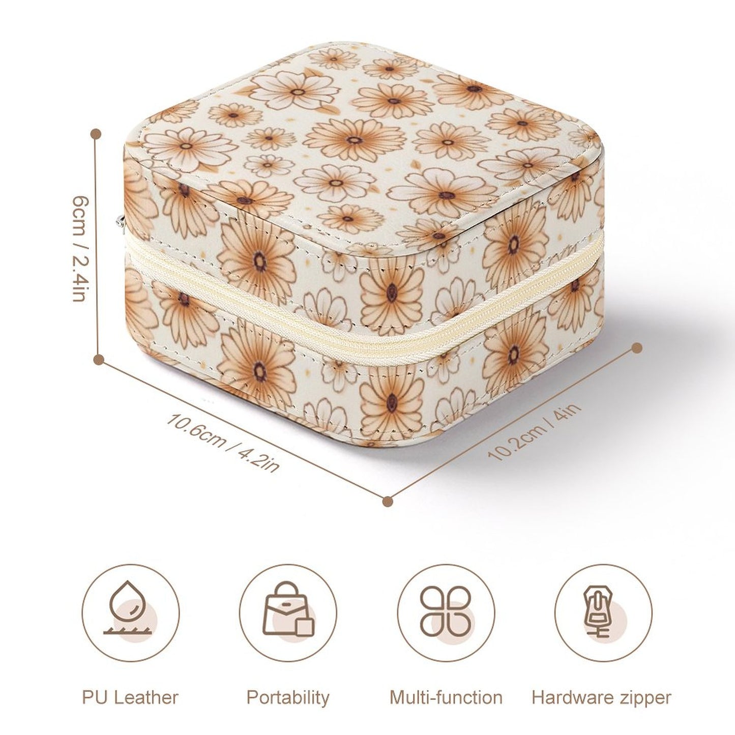 Box Organizer for Jewelry Floral