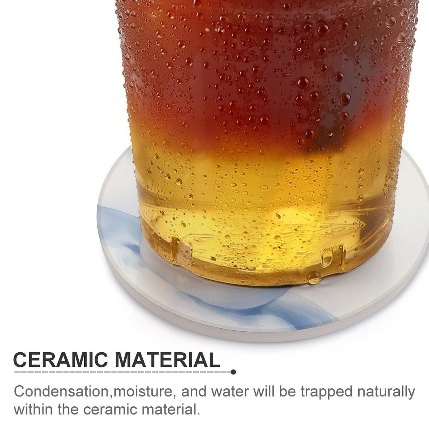 Round Ceramic Coaster