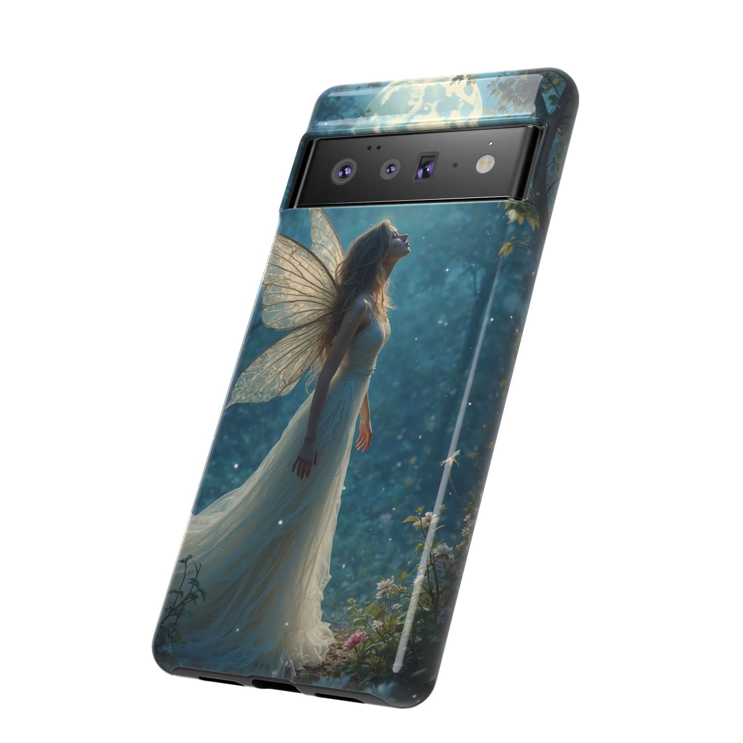 Fairy Moon Phone Case | Tough Cases for Nature Lovers, Fantasy Gift, Boho Phone Accessory, Ethereal Aesthetic, Magical Design