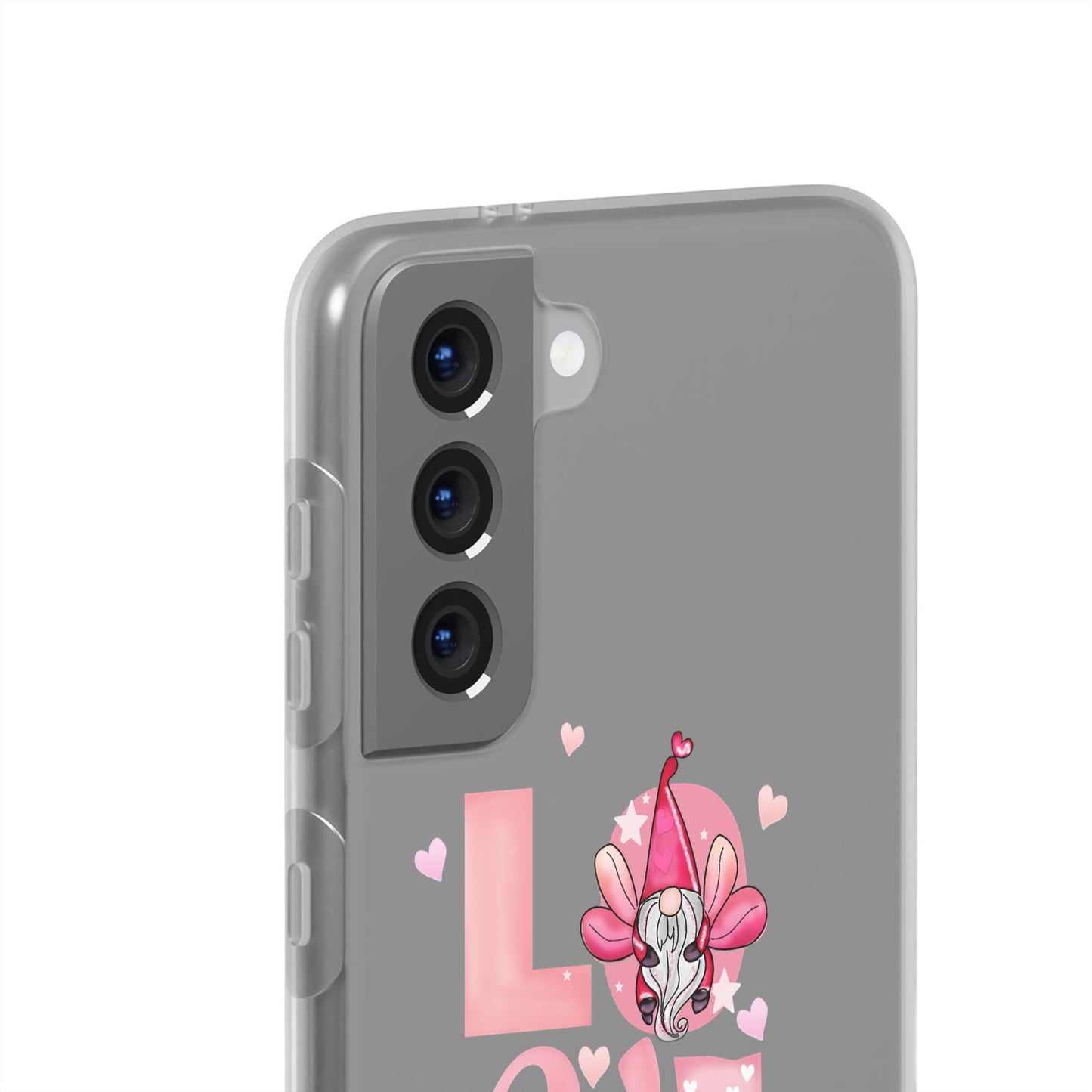 Love Gnome Phone Case — Cute Pink Valentine Flexi Case