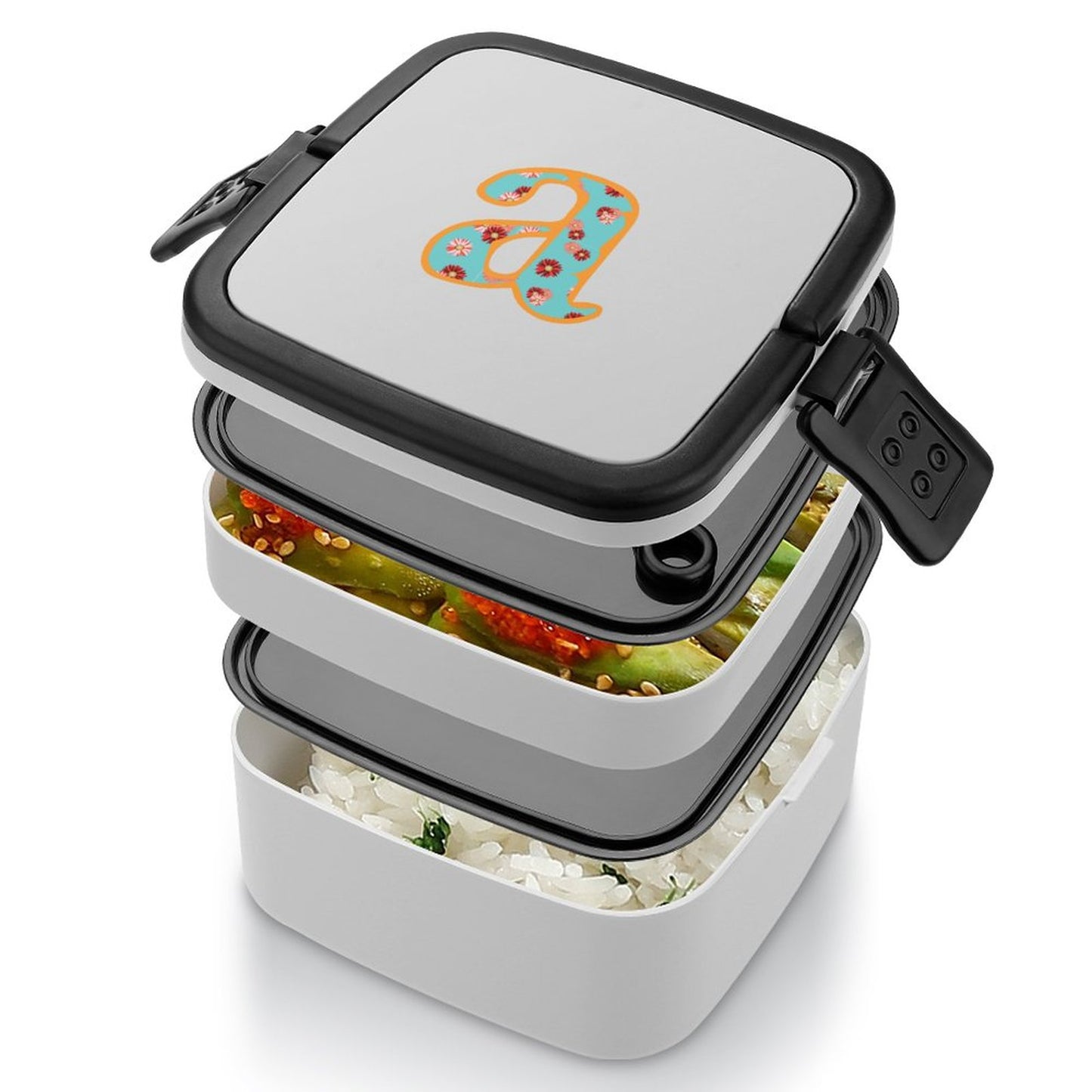 2-Tier Stackable Bento Lunch Box