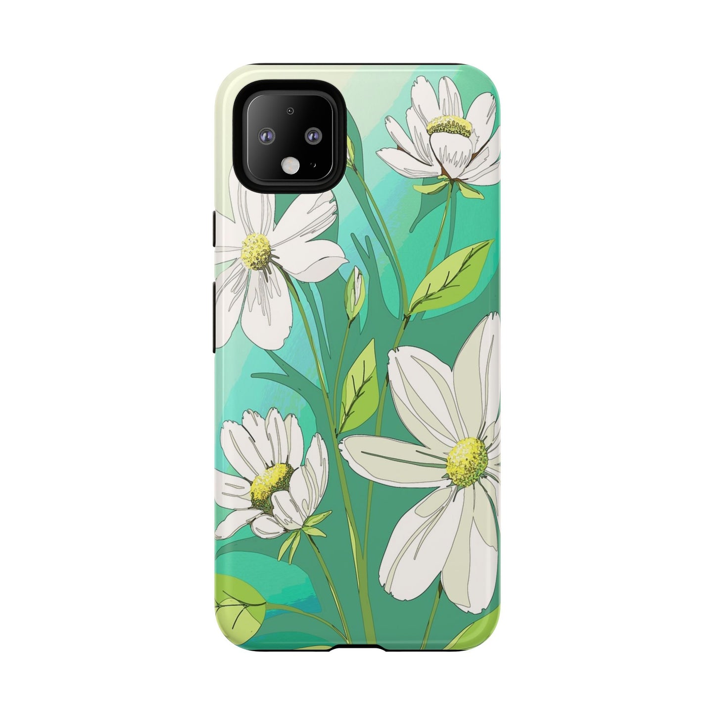Floral Phone Case, Tough Cases, Flower Design, Nature Inspired, Eco-Friendly Cover, Unique Gift for Her, Spring Accessories