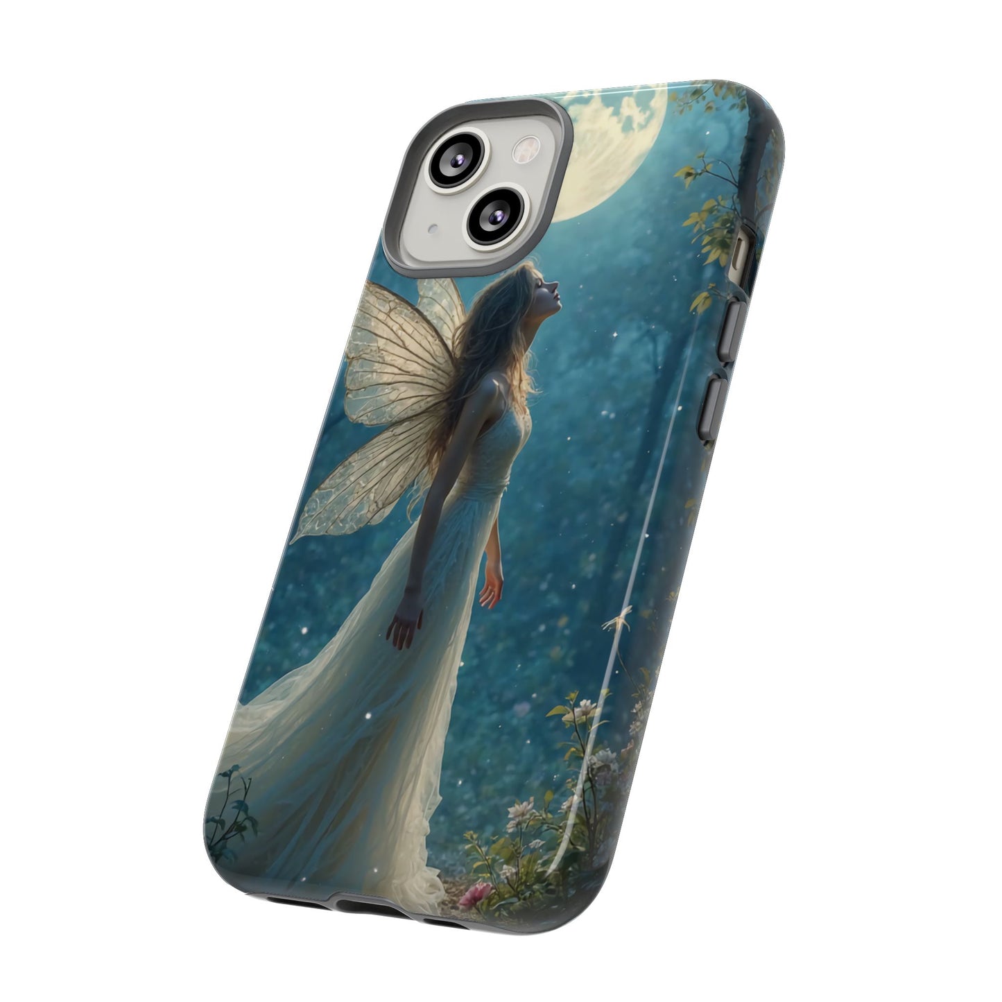 Fairy Moon Phone Case | Tough Cases for Nature Lovers, Fantasy Gift, Boho Phone Accessory, Ethereal Aesthetic, Magical Design