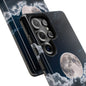 Moonlit Reflection Phone Case — Night Sky Moon & Clouds Tough Case