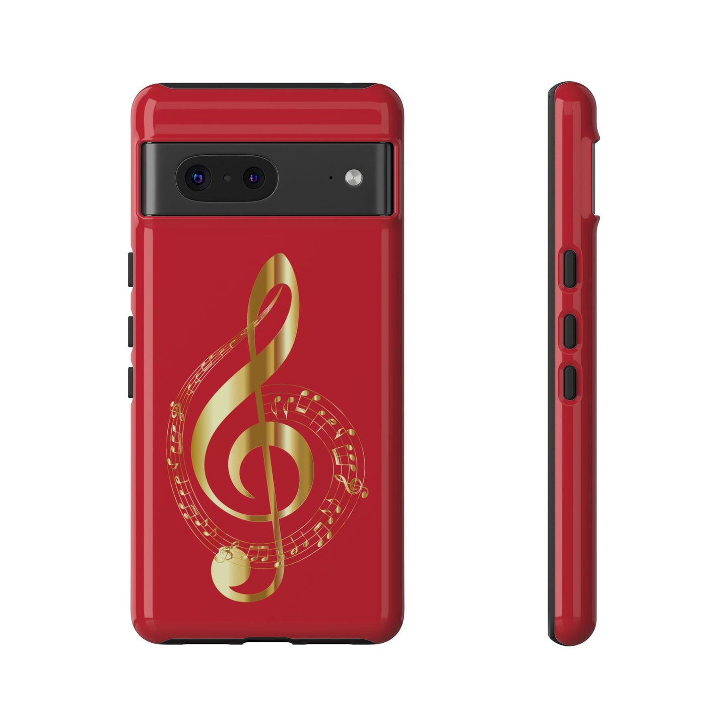 Tough Cases - Red Musical Note