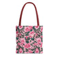 Pretty Pink Floral Tote Bag, Stylish Reusable Bag, Shopping Tote, Gift for Her, Eco-Friendly, Mother's Day Gift
