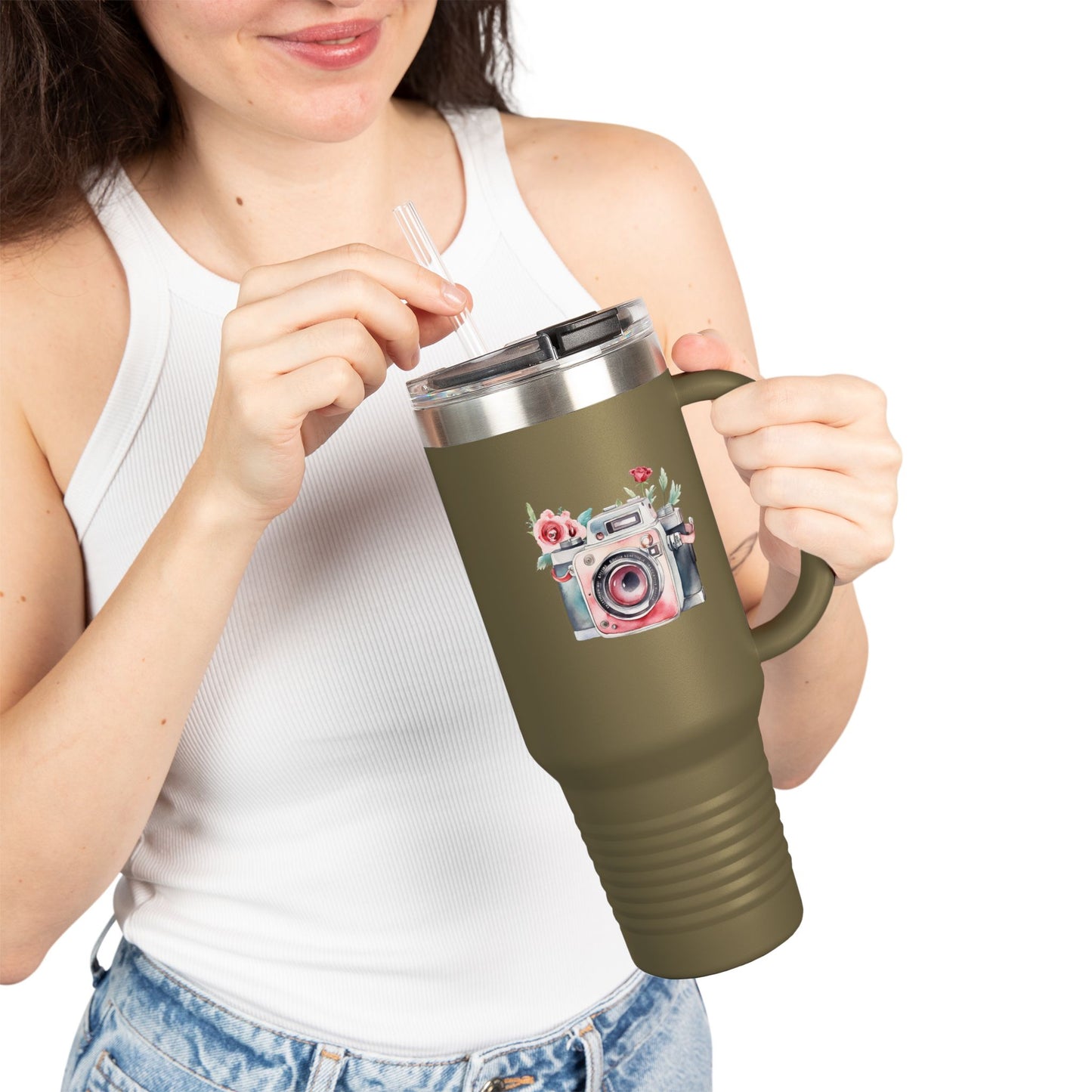 Insulated Travel Mug, 40oz Camera