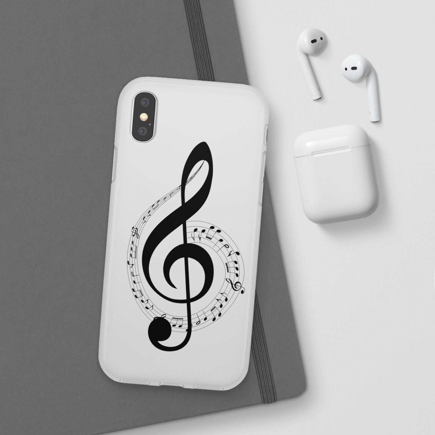 Phone Case — Musical Treble Clef Design