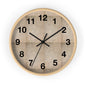 Minimalist Natural Wall Clock | Rustic Decor, Timeless Home Accent, Gift for Housewarming, Boho Vibe, Modern Design