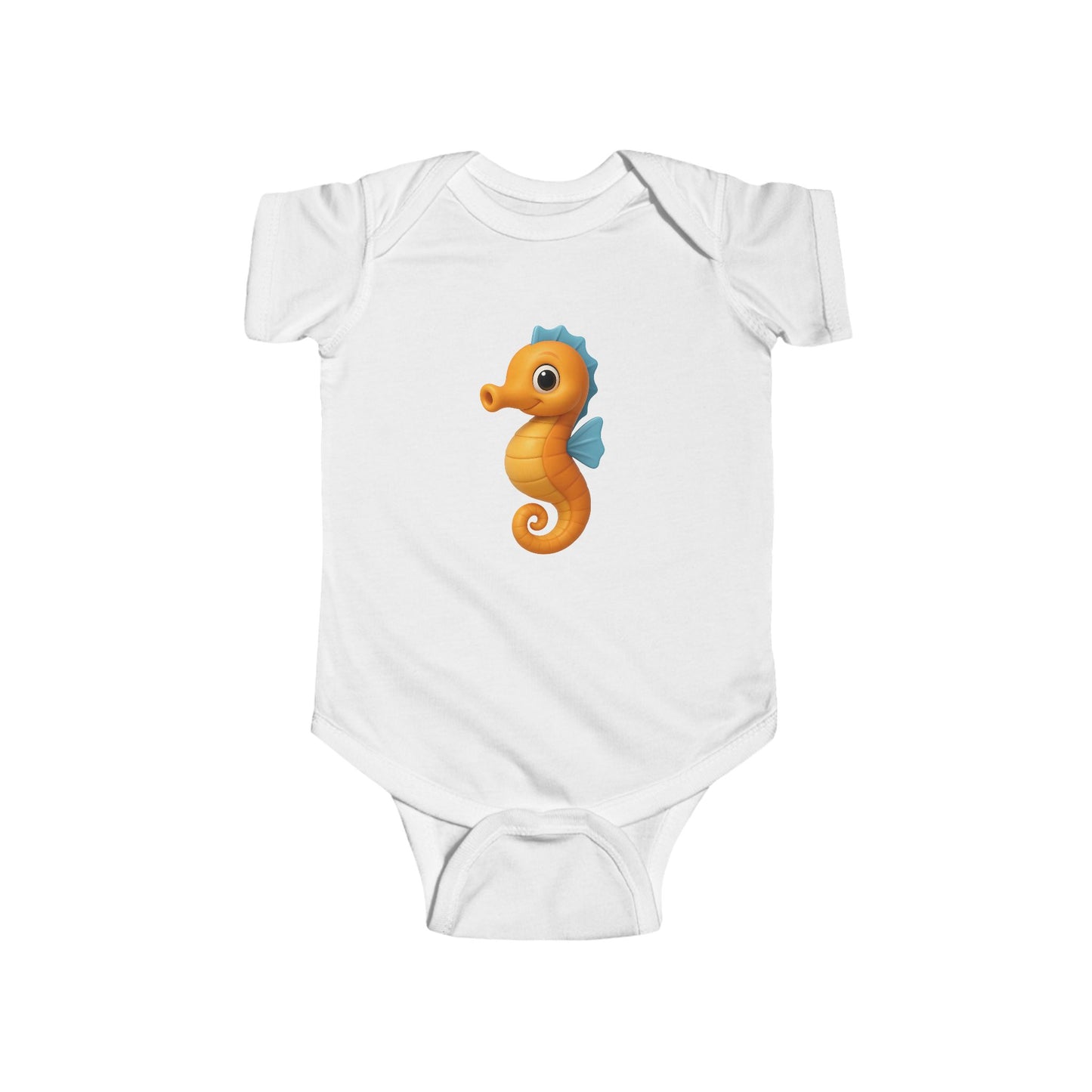 Adorable Seahorse Infant Bodysuit, Baby Shower Gift, Cute Baby Clothes, Nautical Theme Outfit, 1st Birthday Celebration