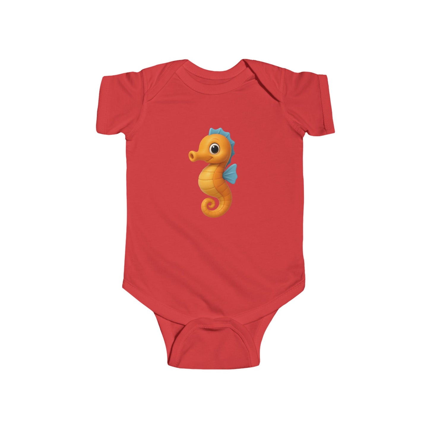 Adorable Seahorse Infant Bodysuit, Baby Shower Gift, Cute Baby Clothes, Nautical Theme Outfit, 1st Birthday Celebration