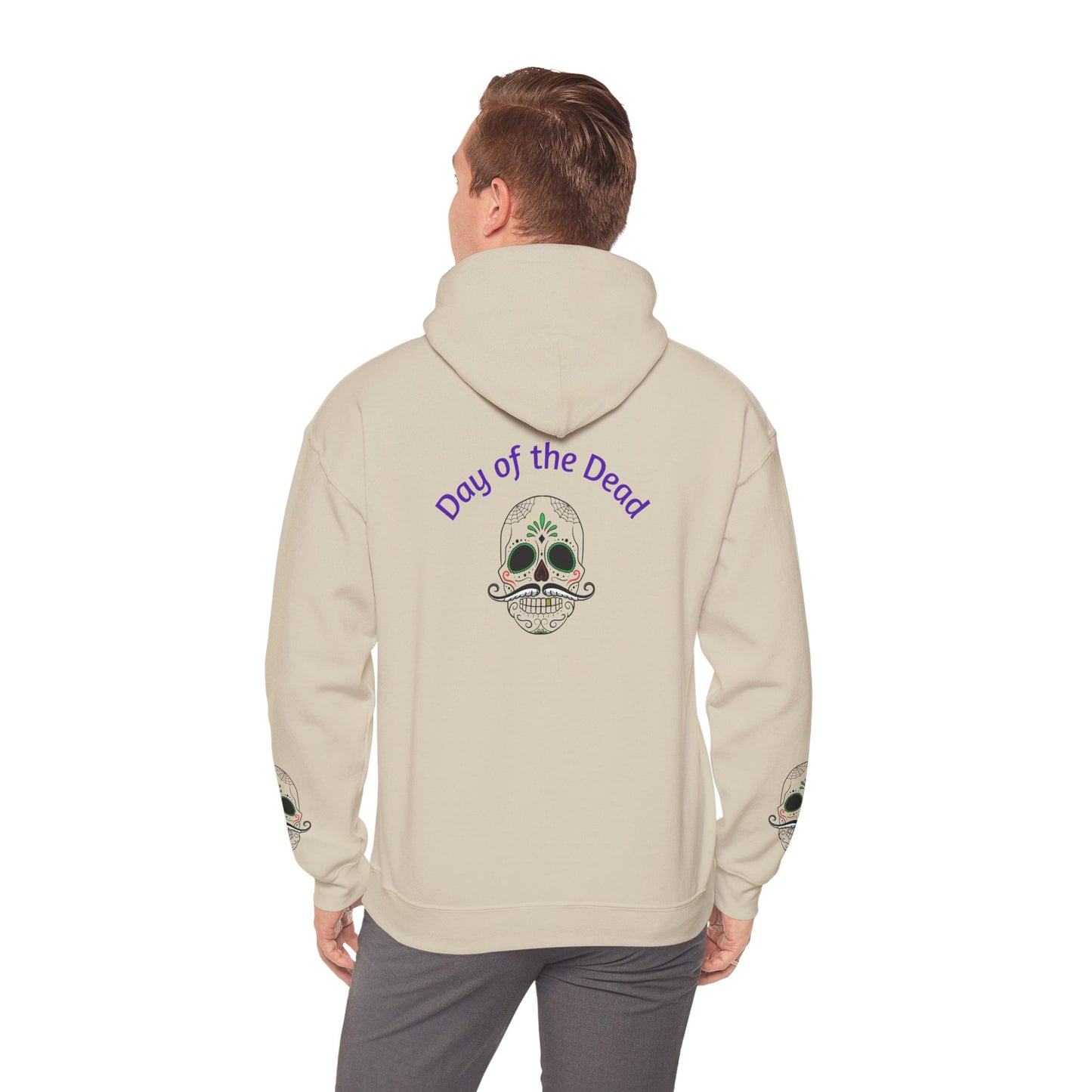 Day of the Dead Hoodie | Unisex Heavy Blend Sweatshirt, Skull Art, Mexican Holiday Apparel, Halloween Costume, Festival Gear