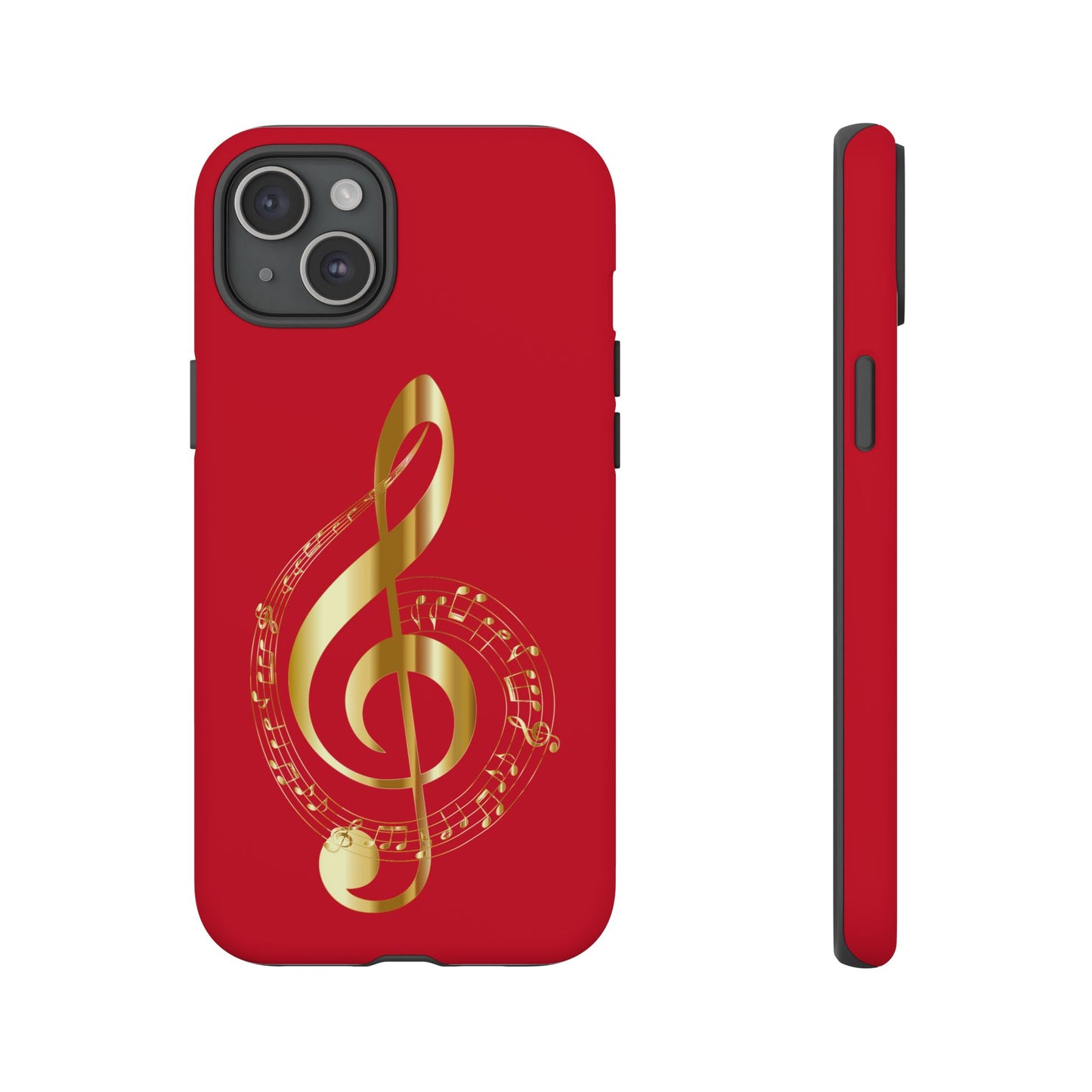 Tough Cases - Red Musical Note