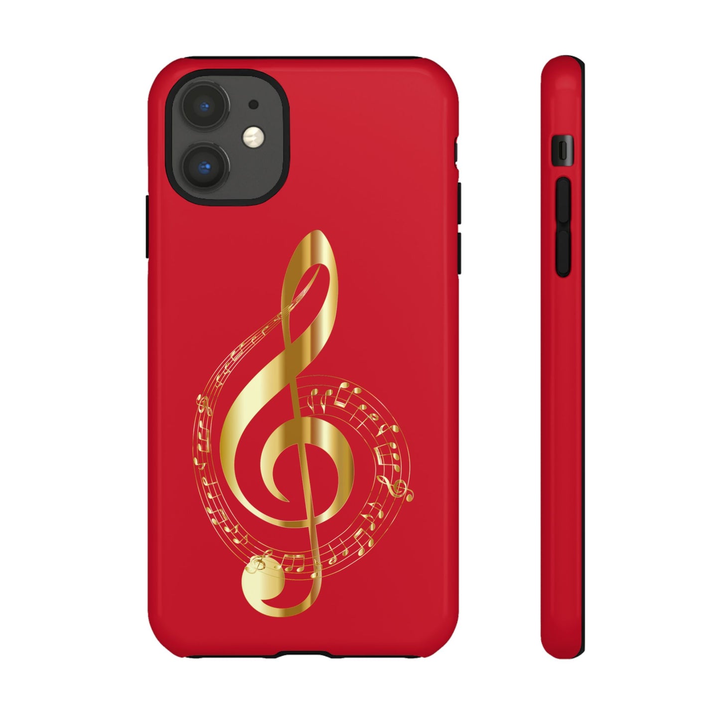 Tough Cases - Red Musical Note