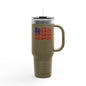 Insulated Travel Mug, 40oz - American Flag