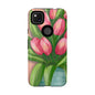 Floral Phone Case with Vibrant Tulips - Tough Cases for Garden Lovers, Spring Gifts, Nature Enthusiasts, Unique Gadget Accessories, [...]