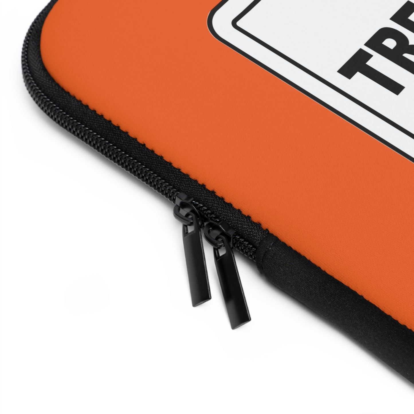 Bold Statement Laptop Sleeve - No Trespassing Design, Tech Accessory, Gift Idea, Modern Decor, Secure Storage