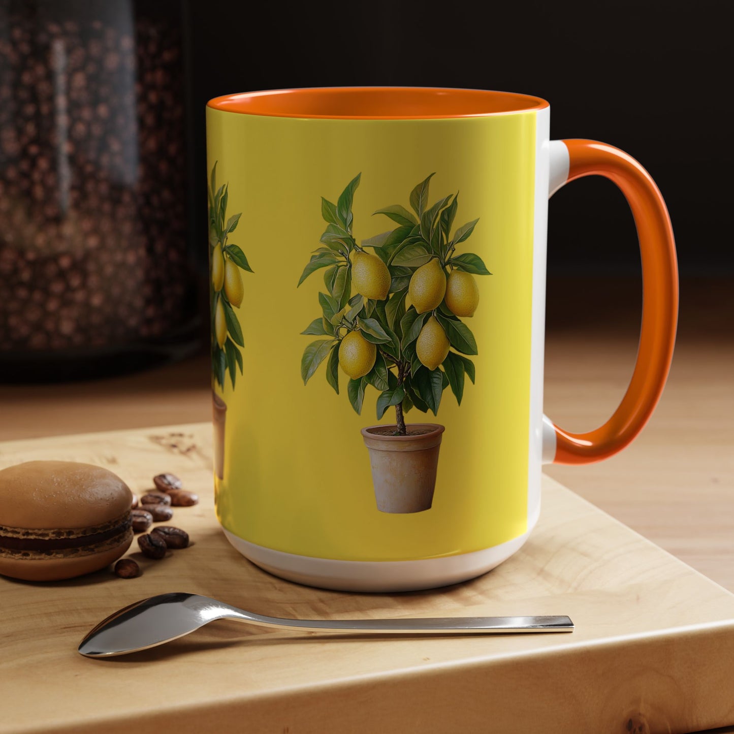 Lemon Tree Accent Coffee Mug - Cheerful Gift for Garden Lovers, Unique Kitchen Decor, Spring Celebration, Housewarming Present, [...]