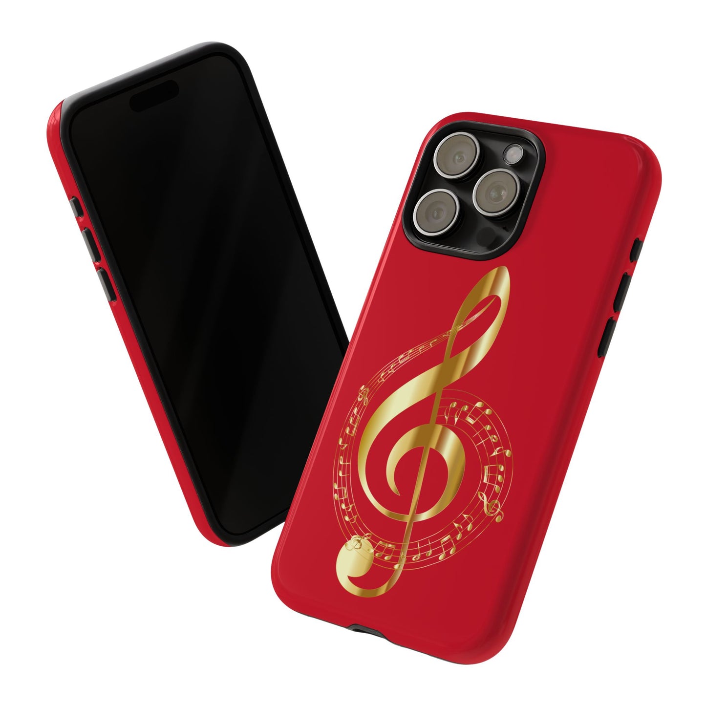 Tough Cases - Red Musical Note