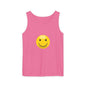 Smiley Face Tank Top, Summer Shirt, Casual Wear, Beach Outing, Gift for Friends, Positive Vibes Apparel