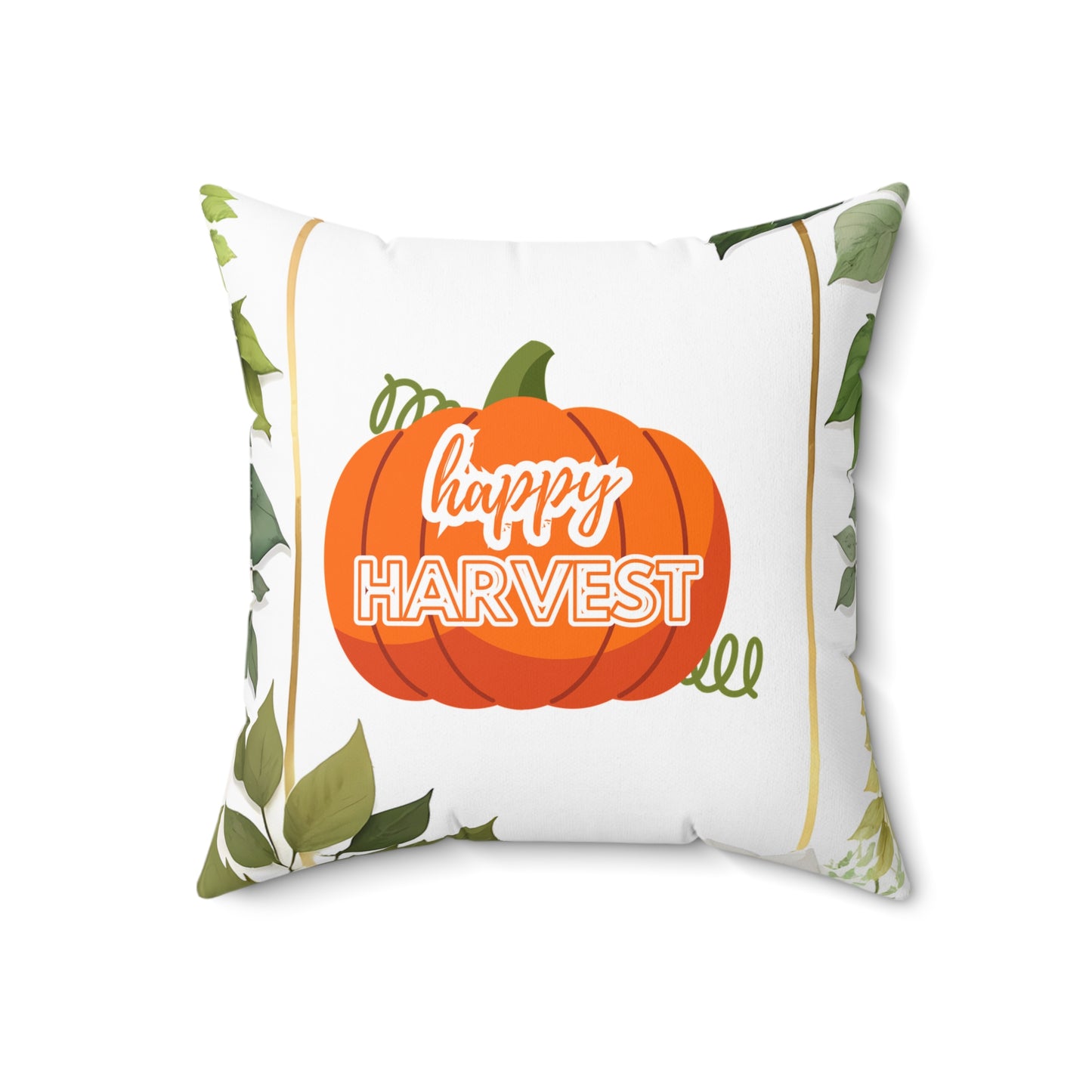 Botanical Elegance Square Pillow | Cozy Home Decor, Throw Pillow, Floral Accent, Gift for Her, Farmhouse Style