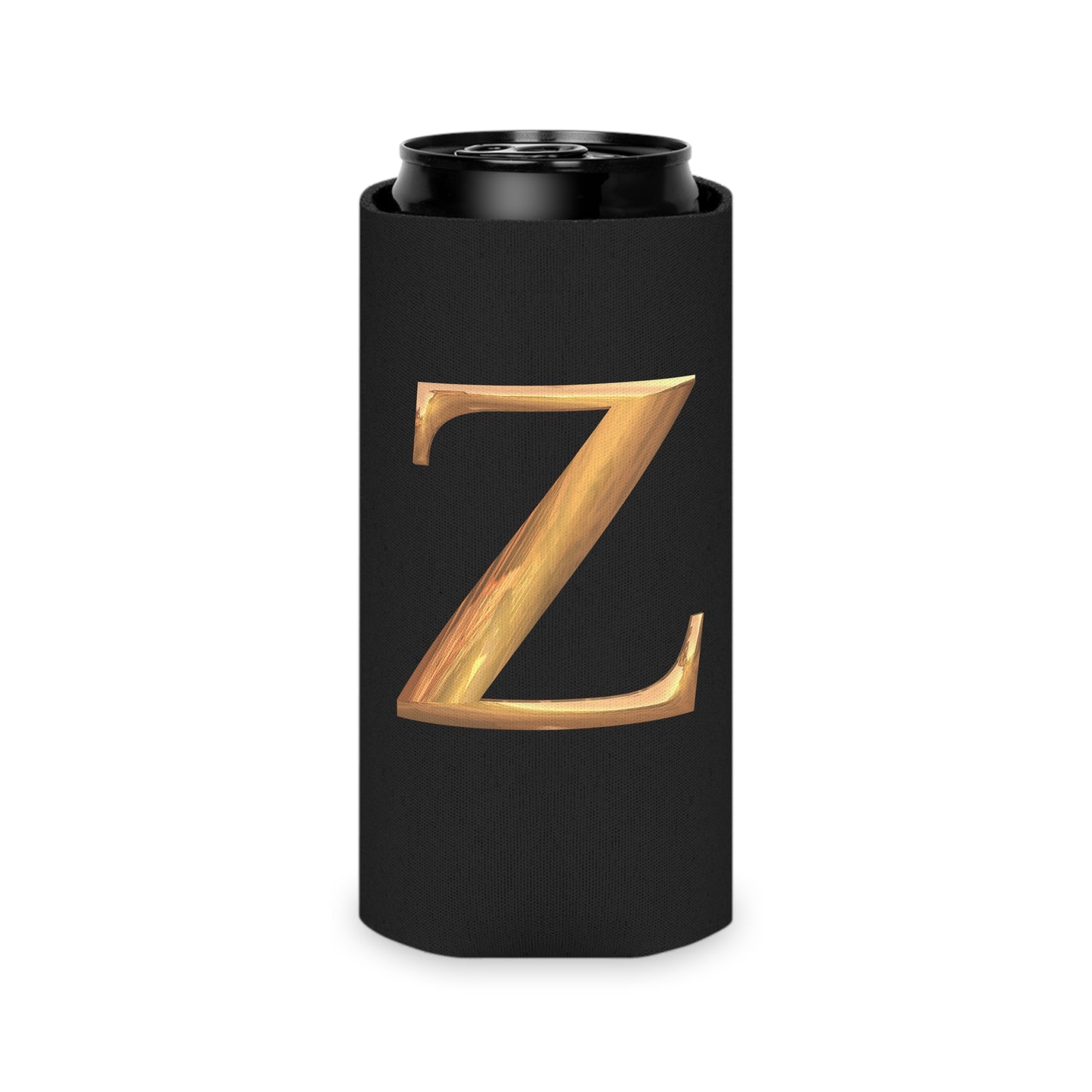 Custom Monogrammed "Z" Can Cooler, Personalized Drink Holder, Wedding Favors, Birthday Gifts, BBQ Accessories, Outdoor Events