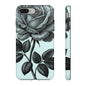 Elegant Floral Phone Case, Tough Cases for iPhones, Black Rose Design, Gift for Her, Stylish Phone Cover, Birthday Gifts