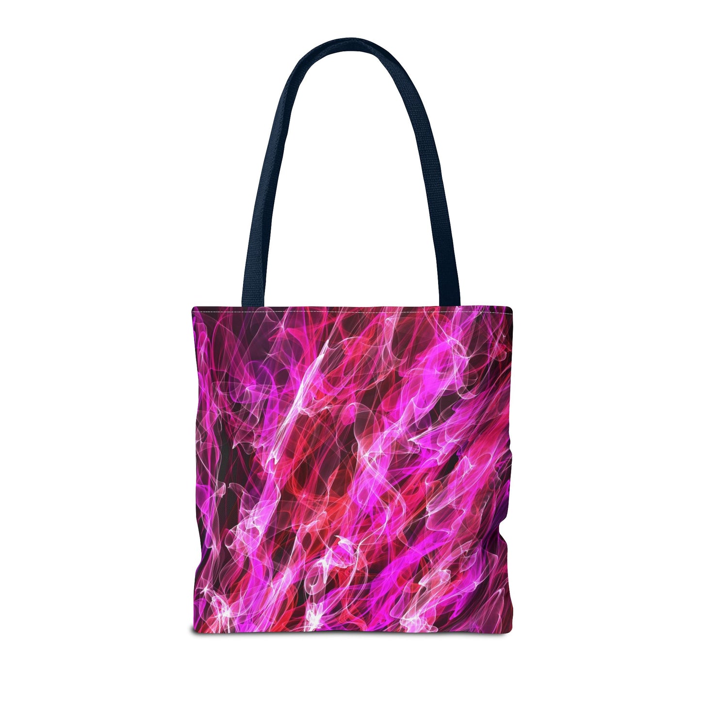 Vibrant Abstract Tote Bag, Colorful Shopping Bag