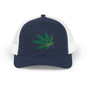 Cannabis Leaf Snapback Trucker Cap | Stylish Hat for Weed Enthusiasts | Perfect for Festivals, Parties, Gifts, and Outdoor Adventures