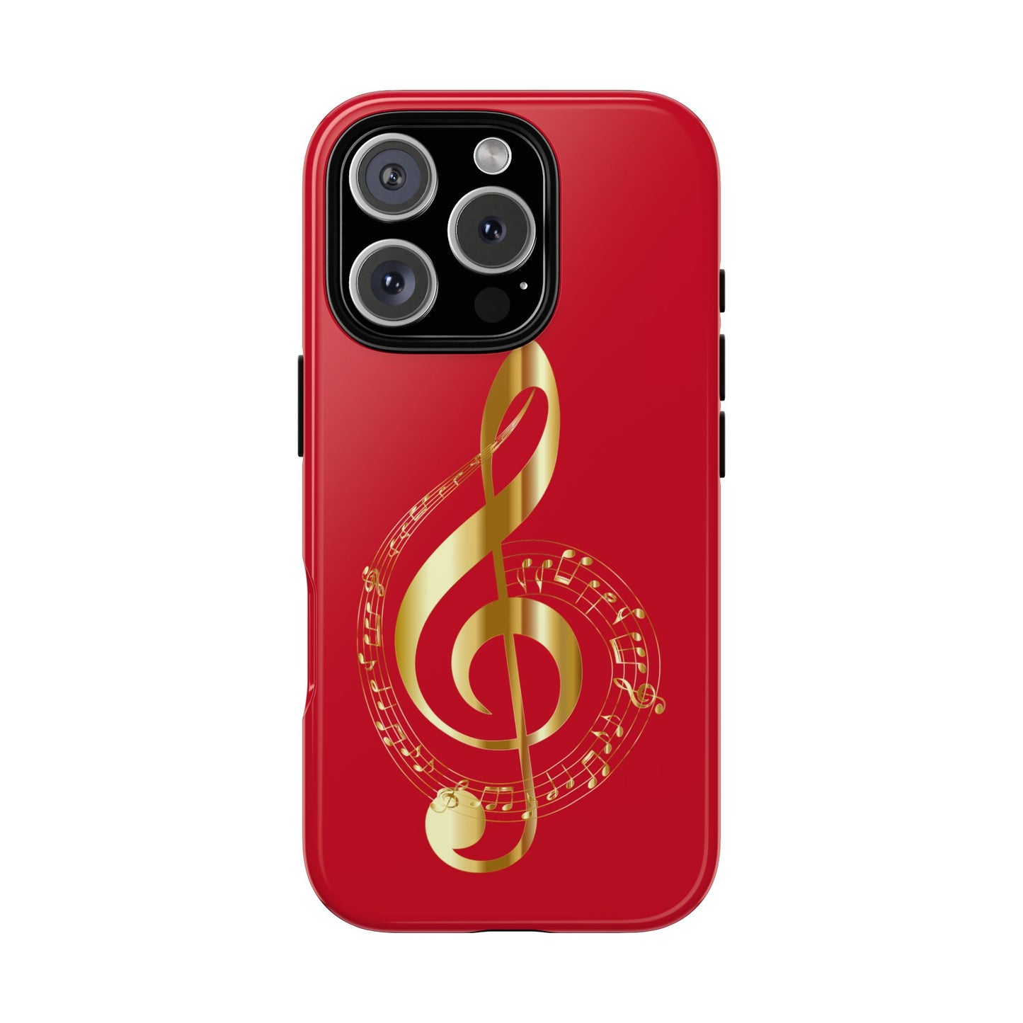 Tough Cases - Red Musical Note