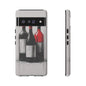 Wine Lover's Phone Case, Tough Phone Cover, Artistic Wine Design, Gift for Wine Enthusiasts, Customizable Case, Unique Wine Art