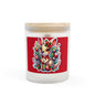 Festive Holiday Candle | 11oz Frosted Glass with Cheerful Design | Perfect for Christmas, Gift, Home Décor, Relaxation, Celebrations