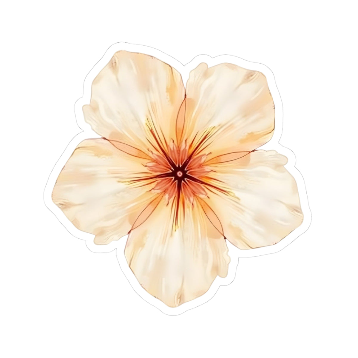 Floral Kiss-Cut Stickers, Decorative Laptop Decals, Flower Design [...]