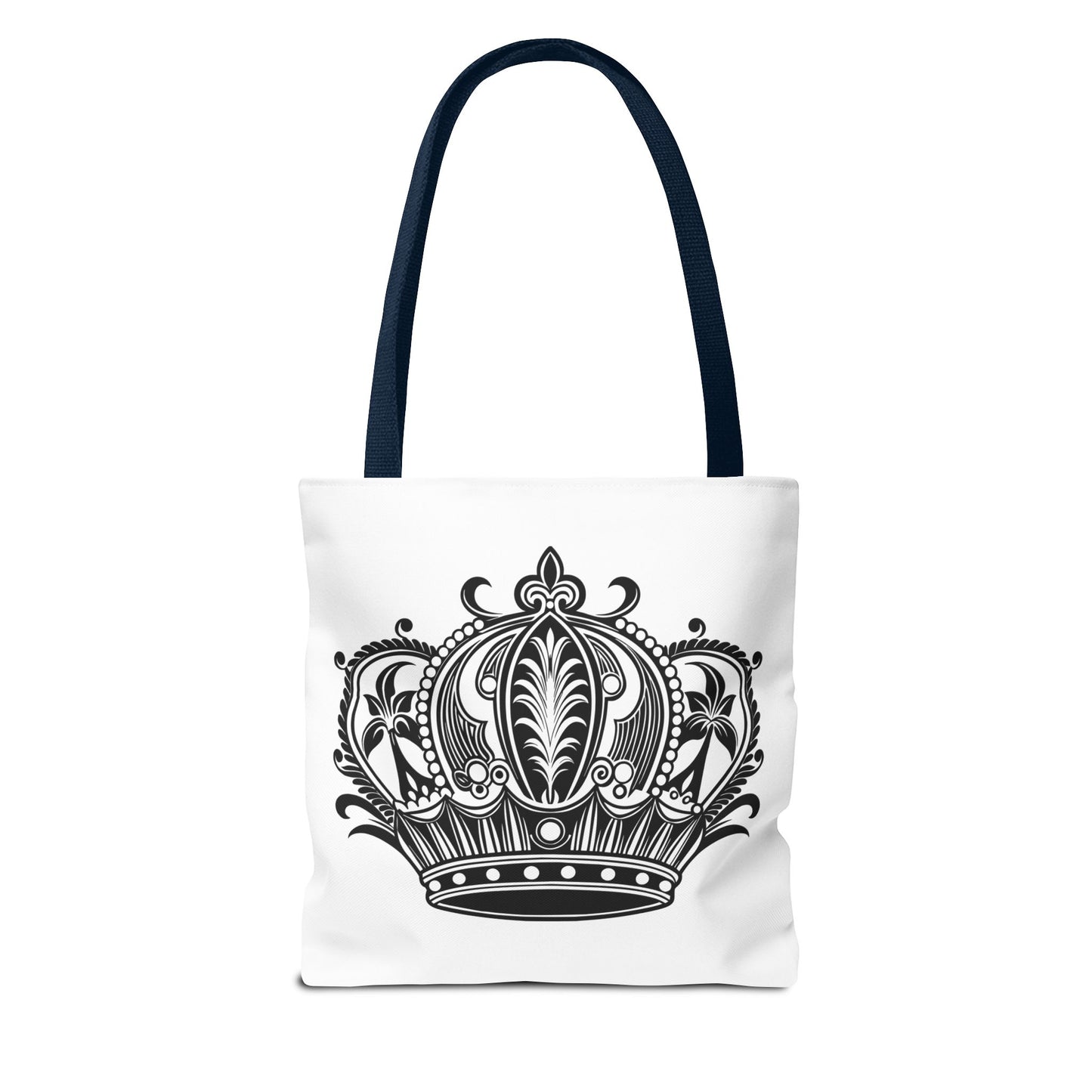 Crown Design Tote Bag, Royal Style Shopping Tote, Chic Grocery Bag, Gift for Her, Fashionable Accessories